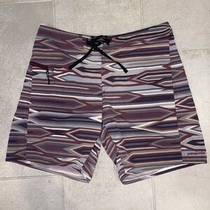 Patagonia Men's Geometric Pattern Swim Shorts
